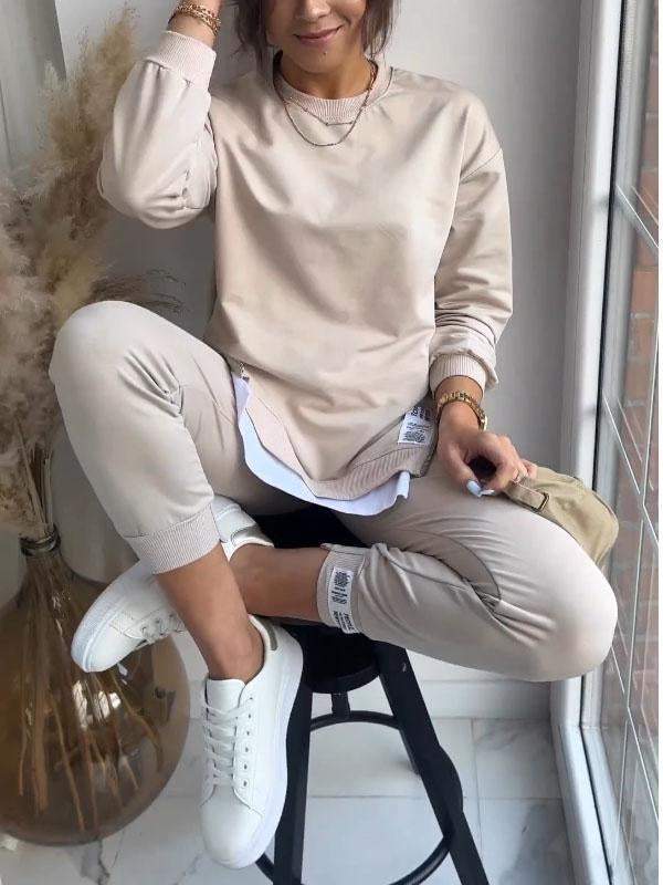Ensemble Décontracté Sweat et Pantalon | Confortable et Stylé | Look Casual