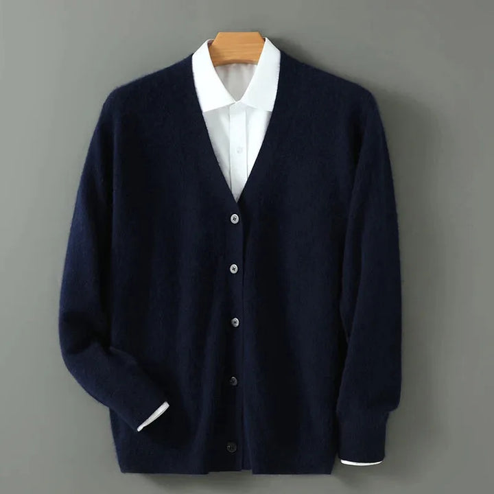 Cardigan Homme Col V Élégant
