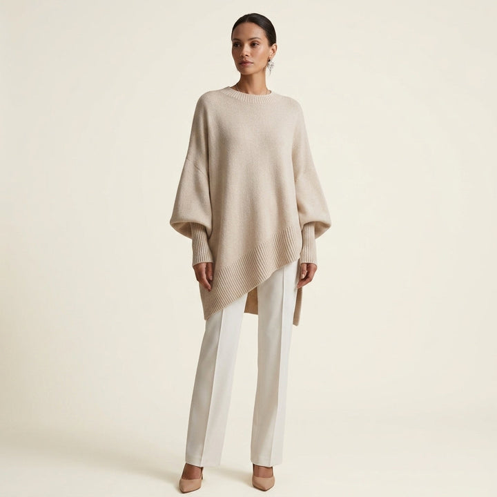 Manteau ample à design asymétrique