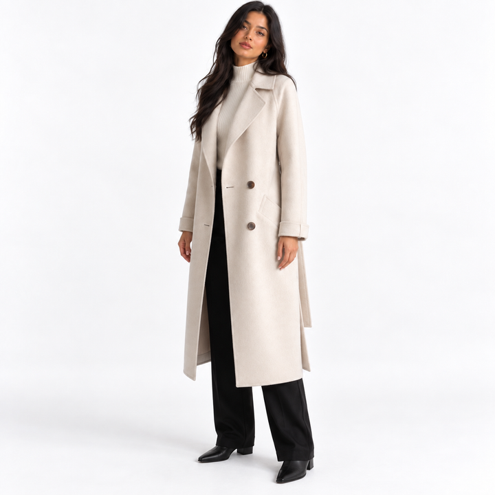 Manteau Long Portefeuille Chic