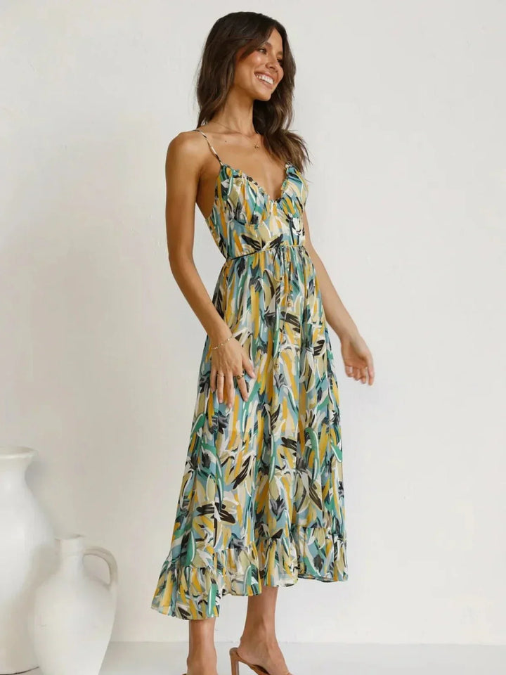 Robe Longue Bohème – Modèle Soleil, Légère & Fluide