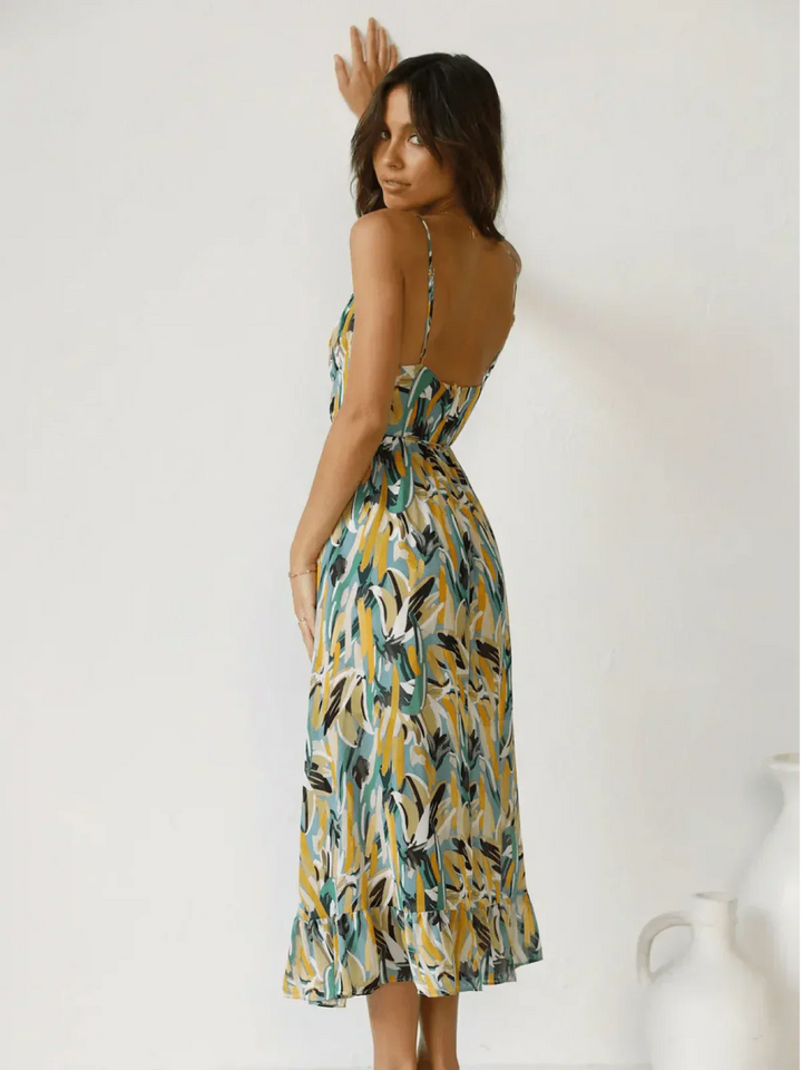 Robe Longue Bohème – Modèle Soleil, Légère & Fluide