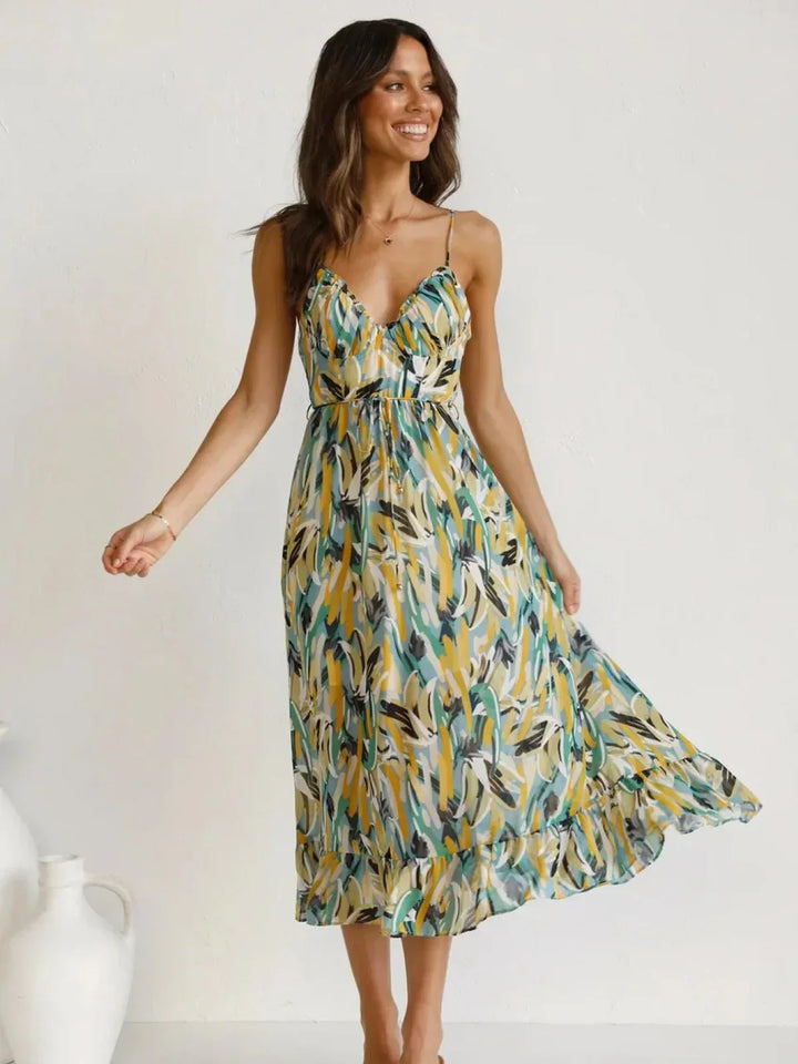 Robe Longue Bohème – Modèle Soleil, Légère & Fluide