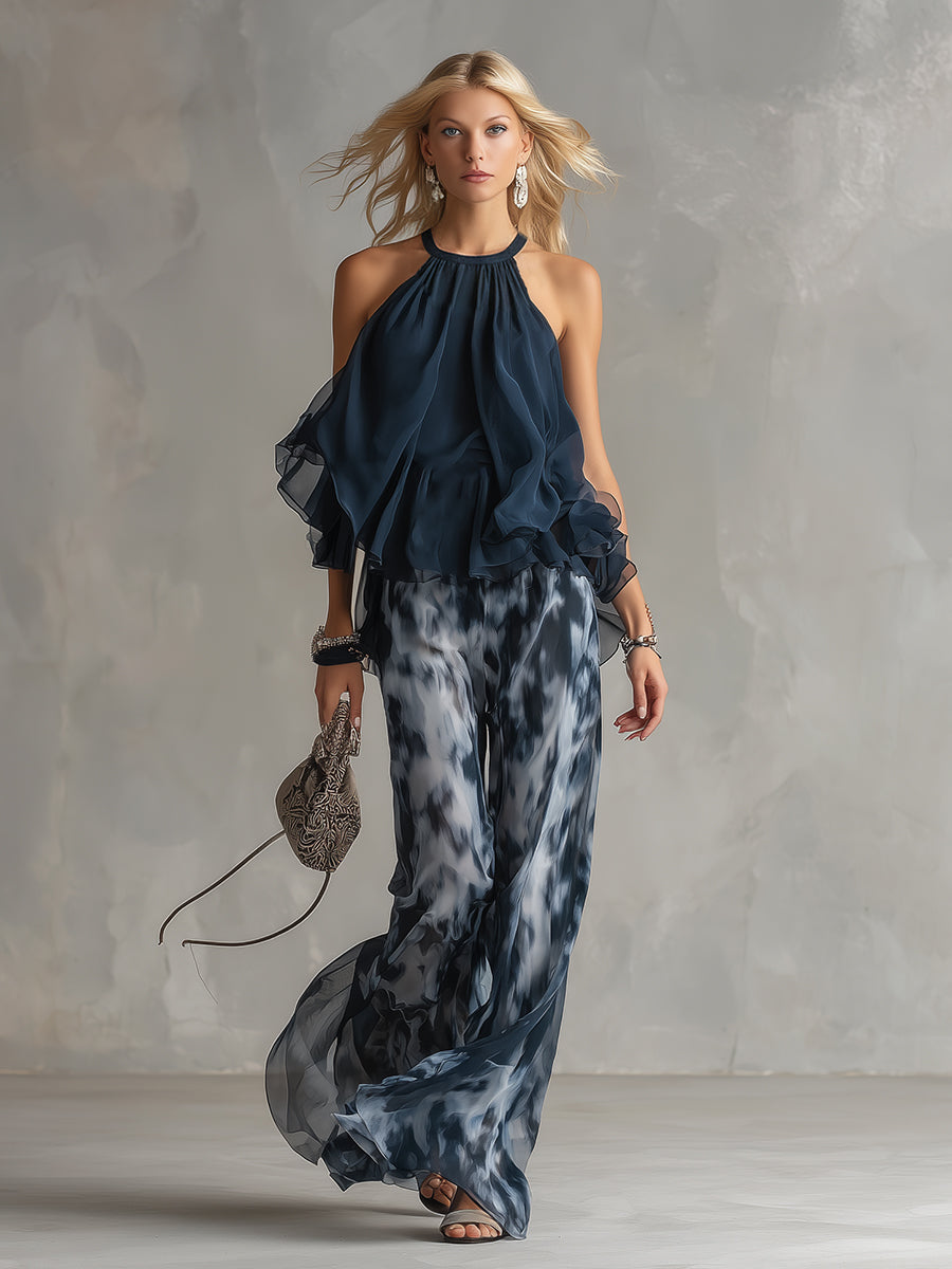 Ensemble Élégant à Volants
