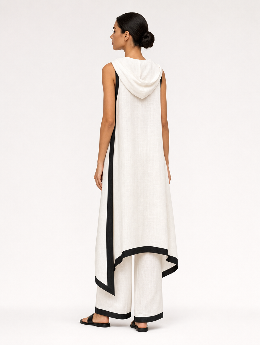 Ensemble Élégant Bicolore