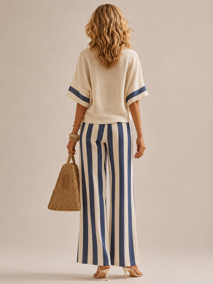 Ensemble Pantalon Large Coordonné