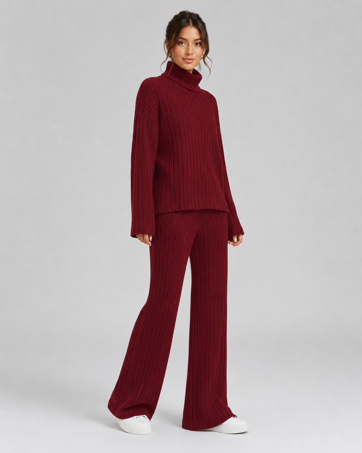 Ensemble Pantalon Large Élégant