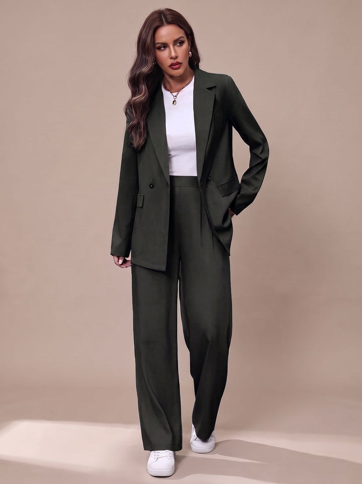Ensemble Tailleur Deux Pièces – Noir