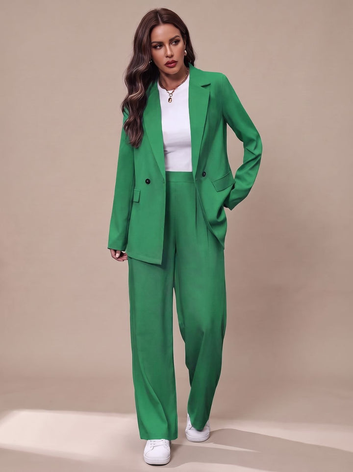 Ensemble Tailleur Deux Pièces – Vert