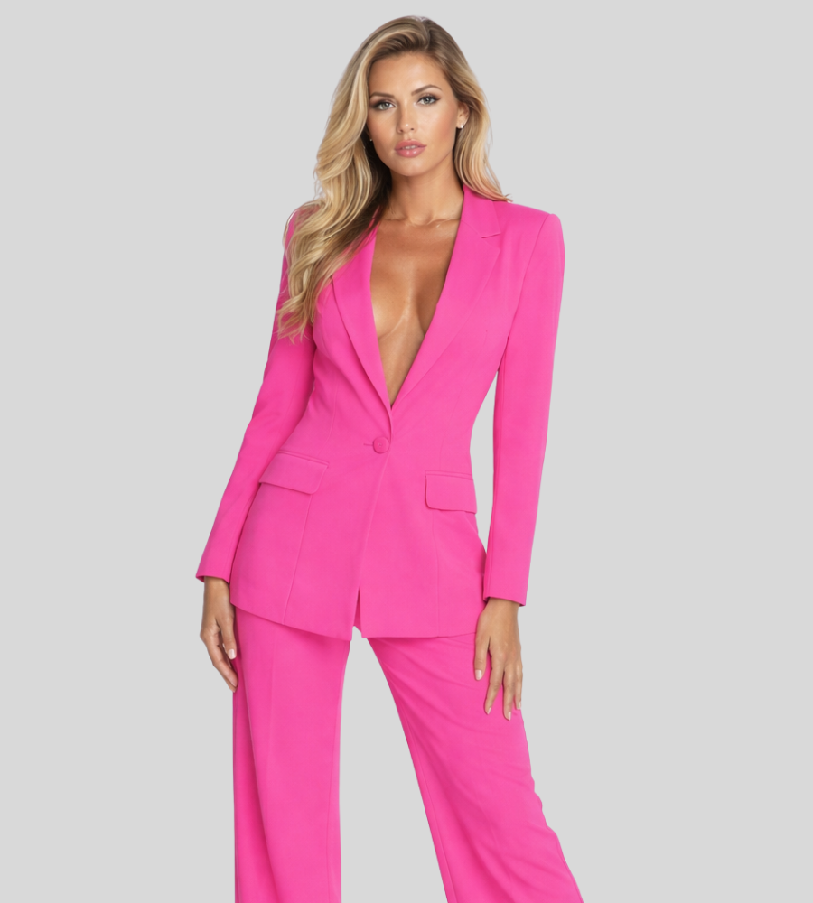Ensemble Tailleur Pantalon Large