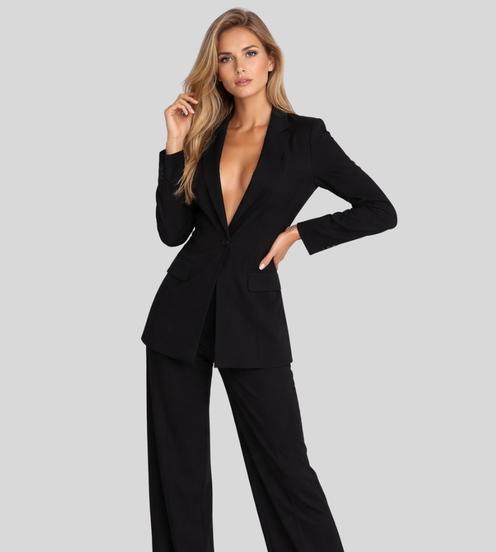 Ensemble Tailleur Pantalon Large
