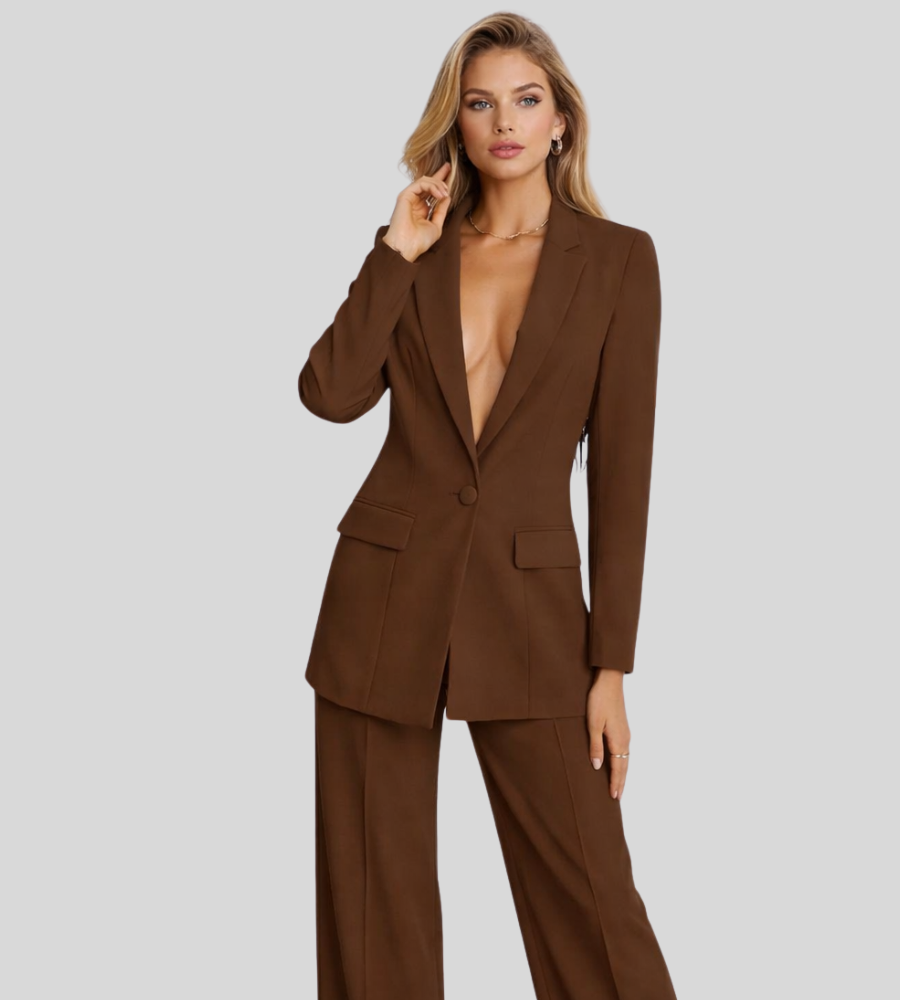 Ensemble Tailleur Pantalon Large
