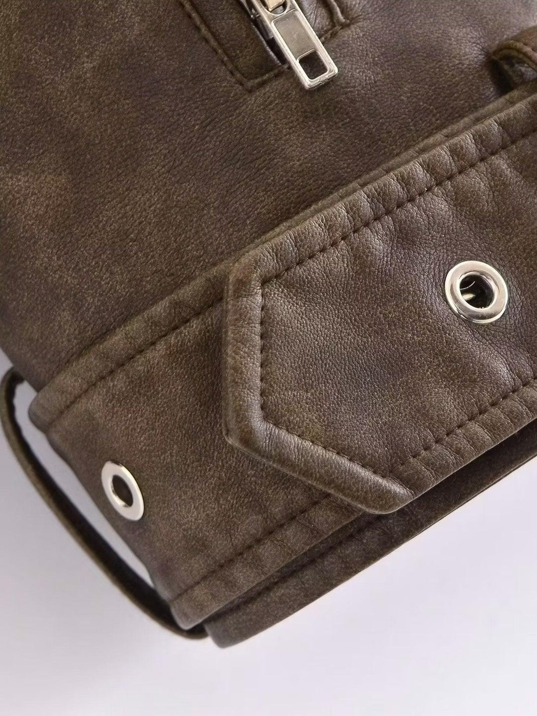 Veste Biker Cuir | Cuir | Style Rock et Moderne