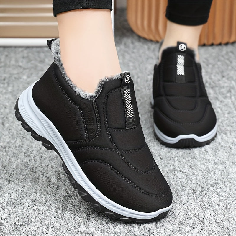 Sneakers Hivernales Doublées | Design Slip-On | Chaudes et Antidérapantes