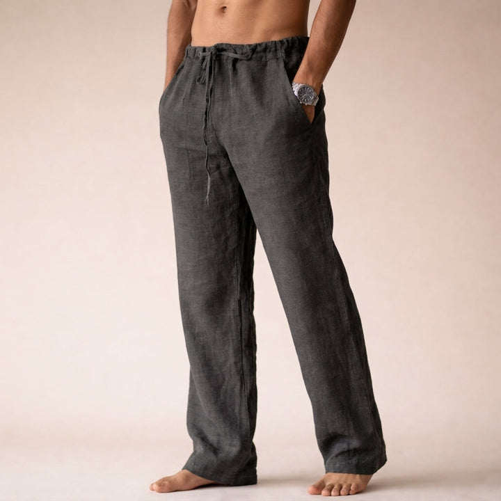 Pantalon d'Été Léger pour Homme – Gris Foncé