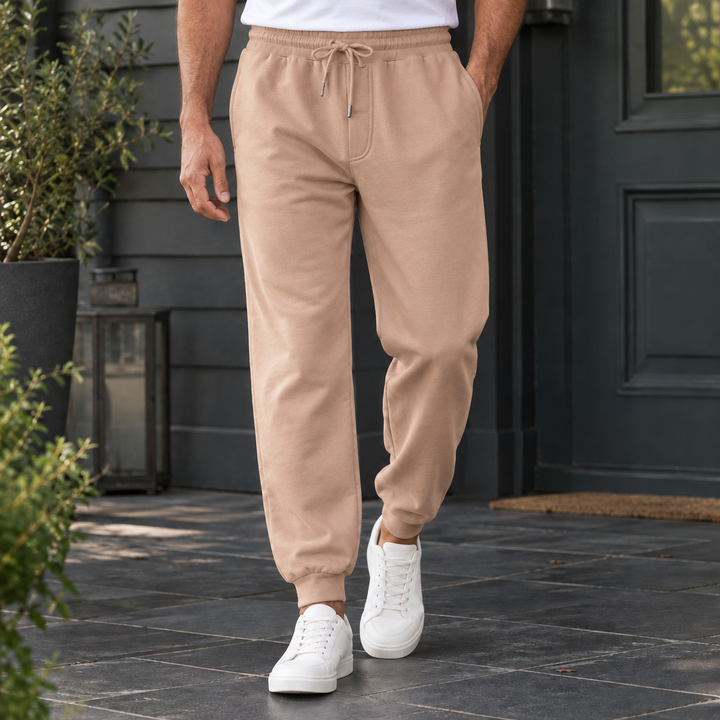 Jogging Homme Coupe Fuselée – Camel European Size
