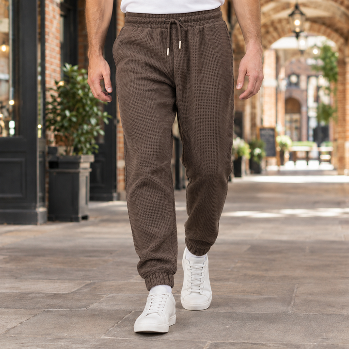 Jogging Homme Texturé et Confortable – Marron