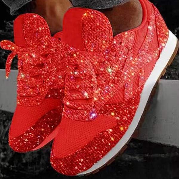 Baskets à Paillettes | Brillantes et Confortables | Look Audacieux