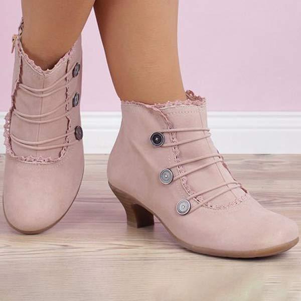 Bottines à Talons Vintage | Élégantes et Confortables | Look Rétro-Chic