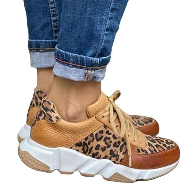 Baskets Imprimé Léopard | Tendance et Confort | Look Sauvage