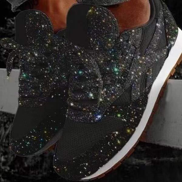 Baskets à Paillettes | Brillantes et Confortables | Look Audacieux