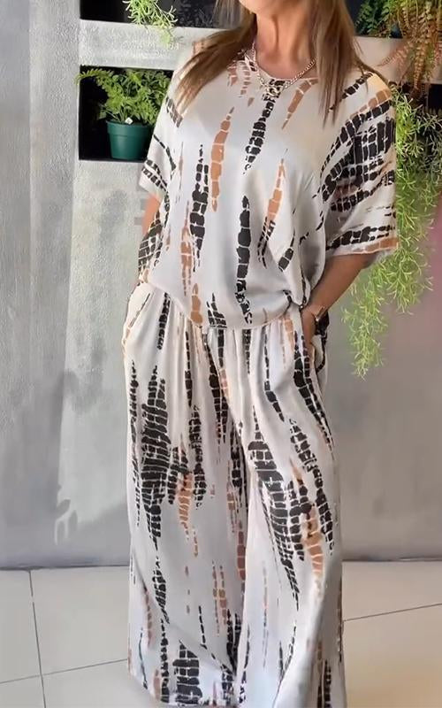 Ensemble Kimono et Pantalon Fluide | Élégant et Confortable | Look Bohème