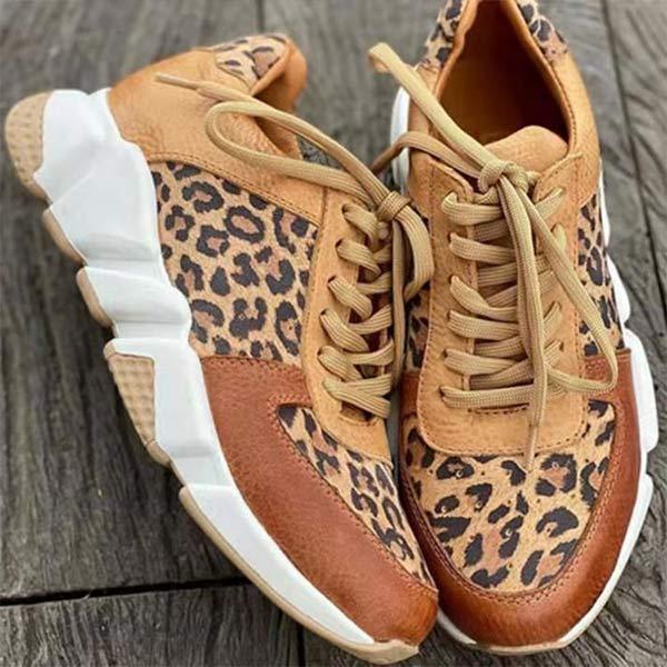 Baskets Imprimé Léopard | Tendance et Confort | Look Sauvage