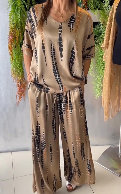 Ensemble Kimono et Pantalon Fluide | Élégant et Confortable | Look Bohème