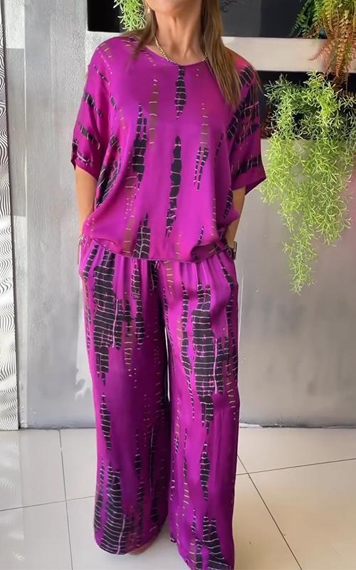 Ensemble Kimono et Pantalon Fluide | Élégant et Confortable | Look Bohème