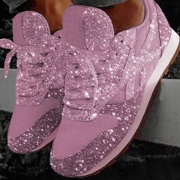 Baskets à Paillettes | Brillantes et Confortables | Look Audacieux