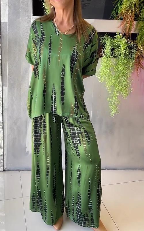 Ensemble Kimono et Pantalon Fluide | Élégant et Confortable | Look Bohème