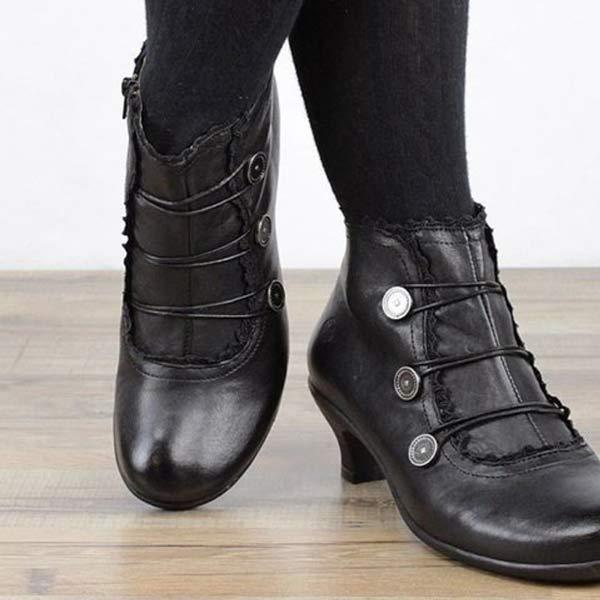 Bottines à Talons Vintage | Élégantes et Confortables | Look Rétro-Chic