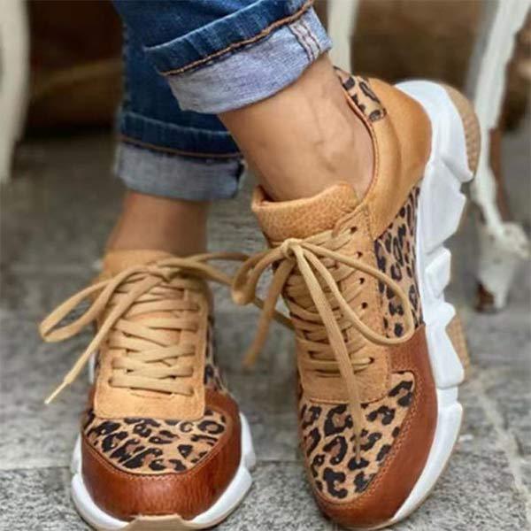 Baskets Imprimé Léopard | Tendance et Confort | Look Sauvage