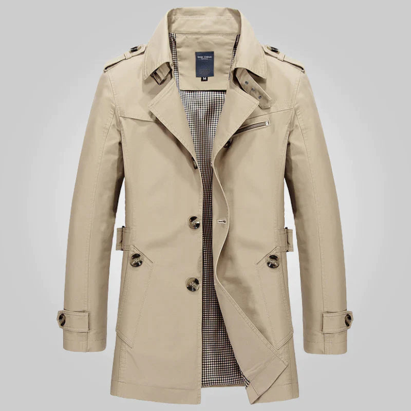 Manteau Homme de Mi-saison – Kaki