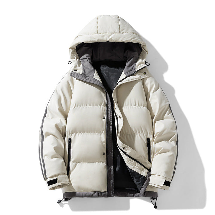 Veste Sportive à Bandes Latérales – Kaki