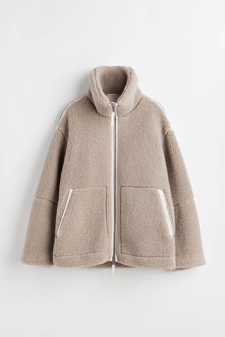 Veste Oversize en Polaire Teddy | Chaude & Élégante | Incontournable Hiver