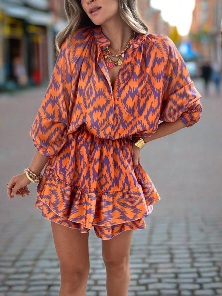 Robe Bohème – Coupe Fluide & Imprimé Ikat Authentique