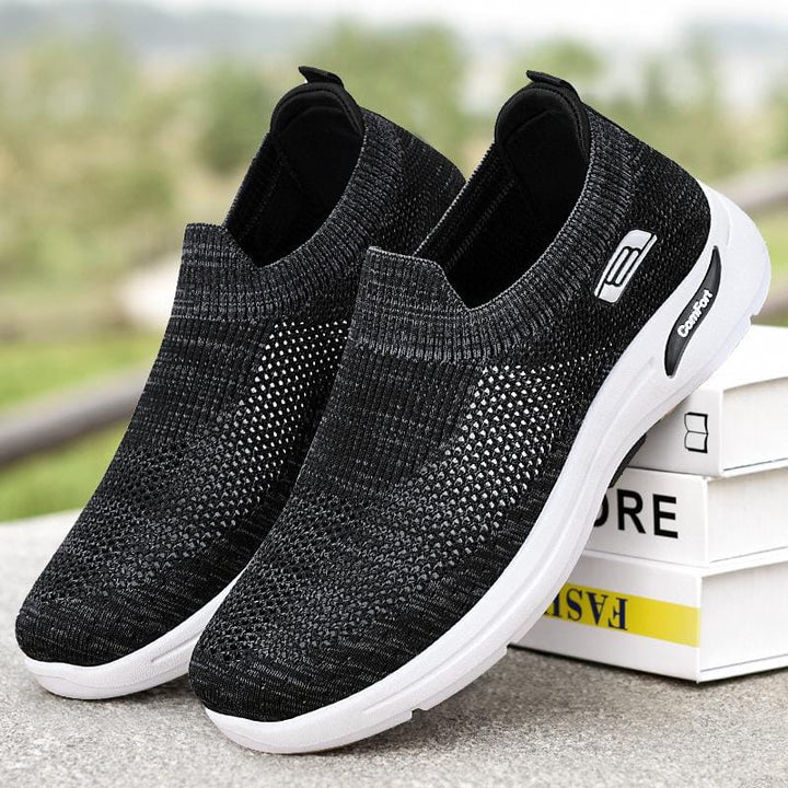 Dynaflex | Baskets Slip-On Maille Respirante Semelle Épaisse Légères Confort Marche Sport Pour Femme