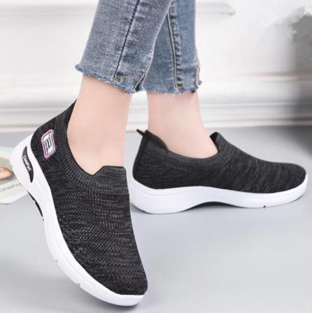 Dynaflex | Baskets Slip-On Maille Respirante Semelle Épaisse Légères Confort Marche Sport Pour Femme