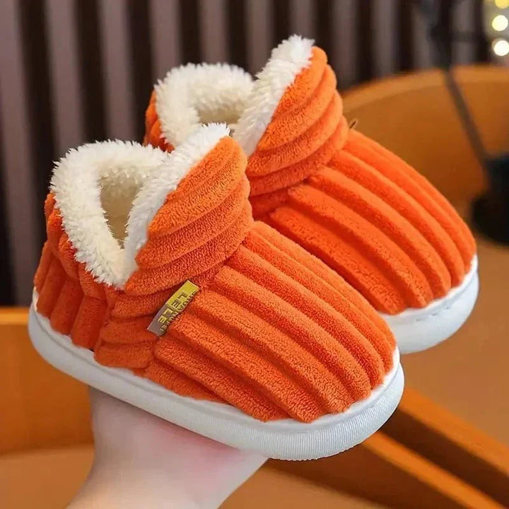 Cosylia | Chaussons Intérieur Extérieur Côtelé Doublure Chaude Semelle Antidérapante Confort Hiver Pour Femme
