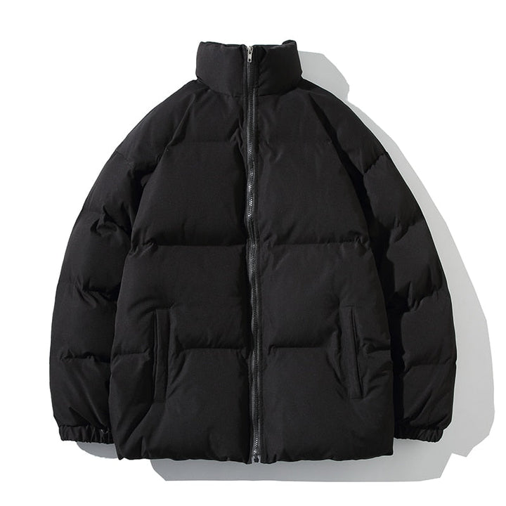 Veste Chaude à Col Montant – Noir