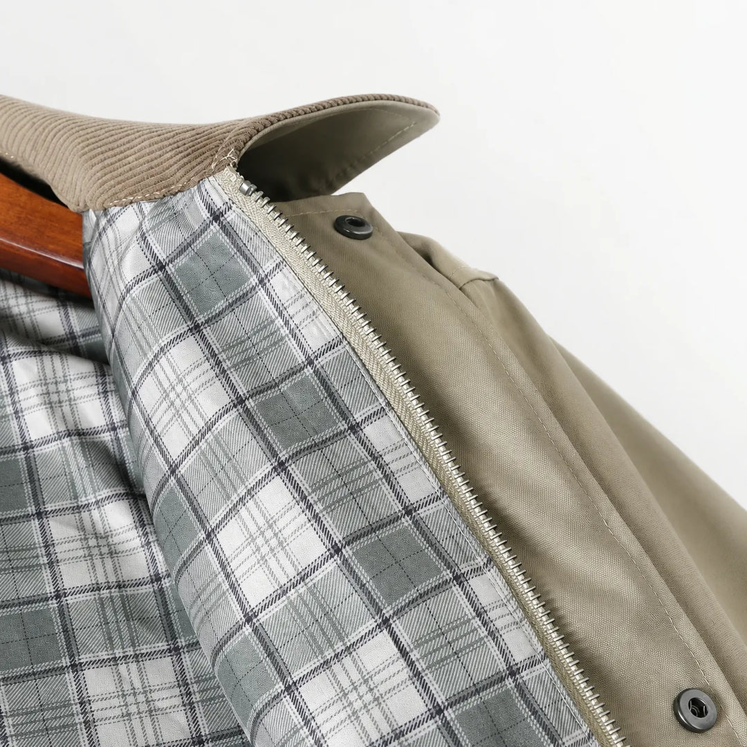 Veste Homme à Col Contrasté