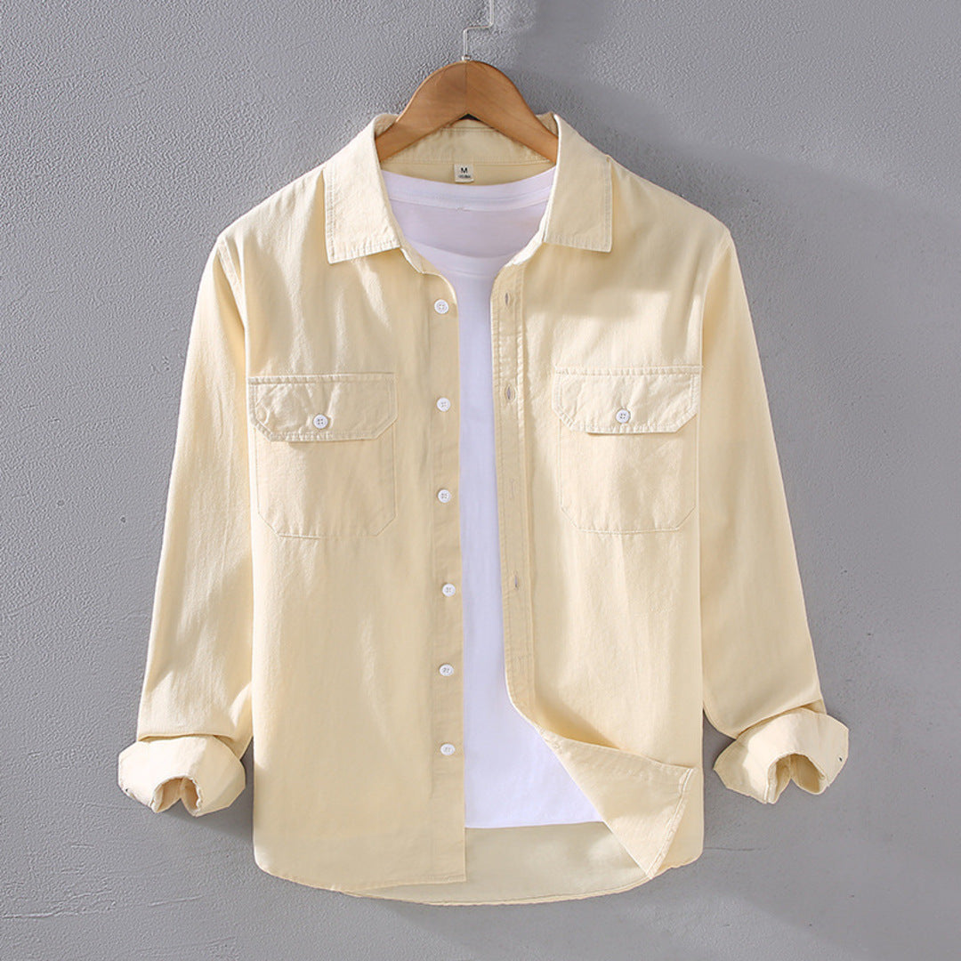 Veste Homme Essentielle à Poches – Beige