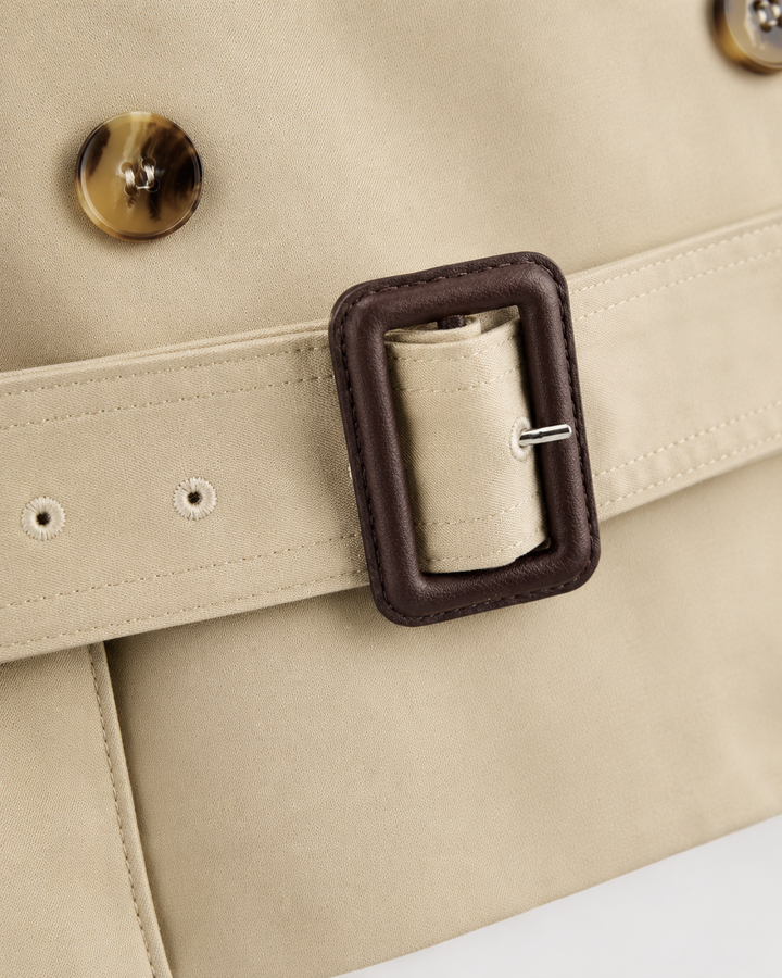 Manteau Court à Double Boutonnage