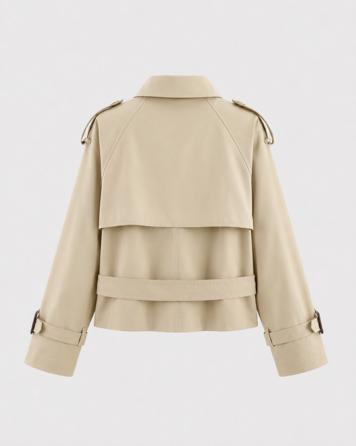 Manteau Court à Double Boutonnage