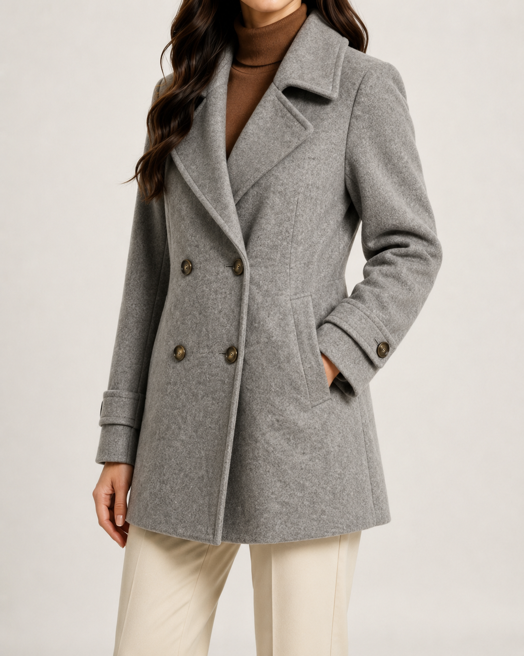 Manteau Court Style Tailleur