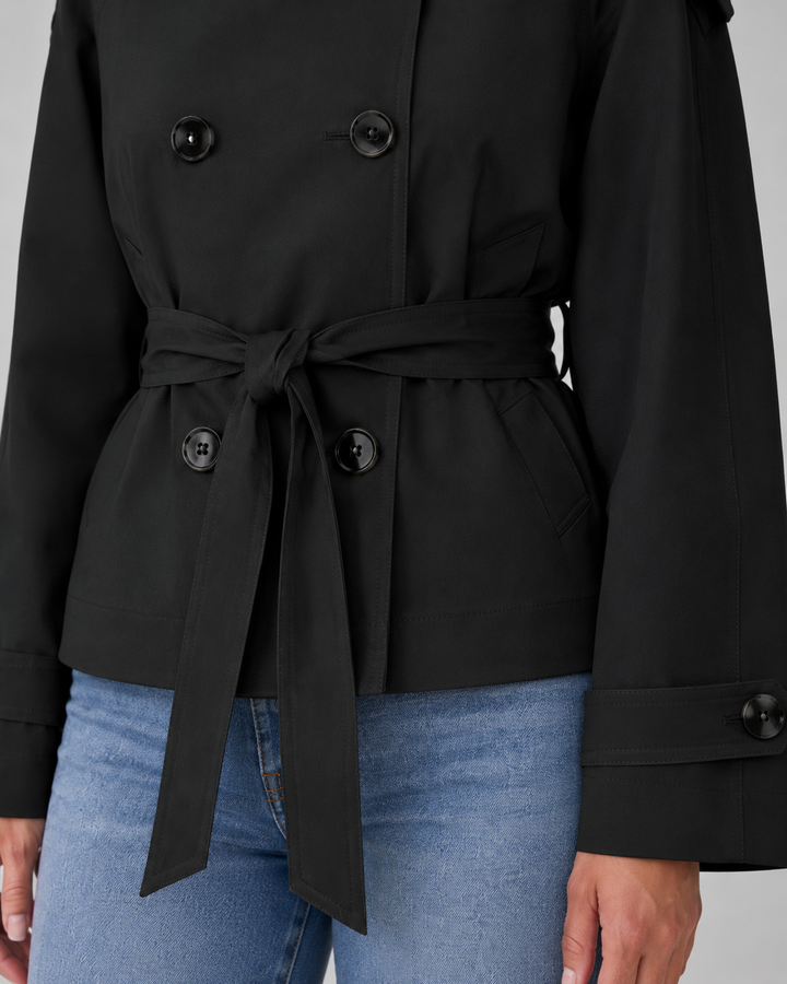 Manteau Court Style Trench