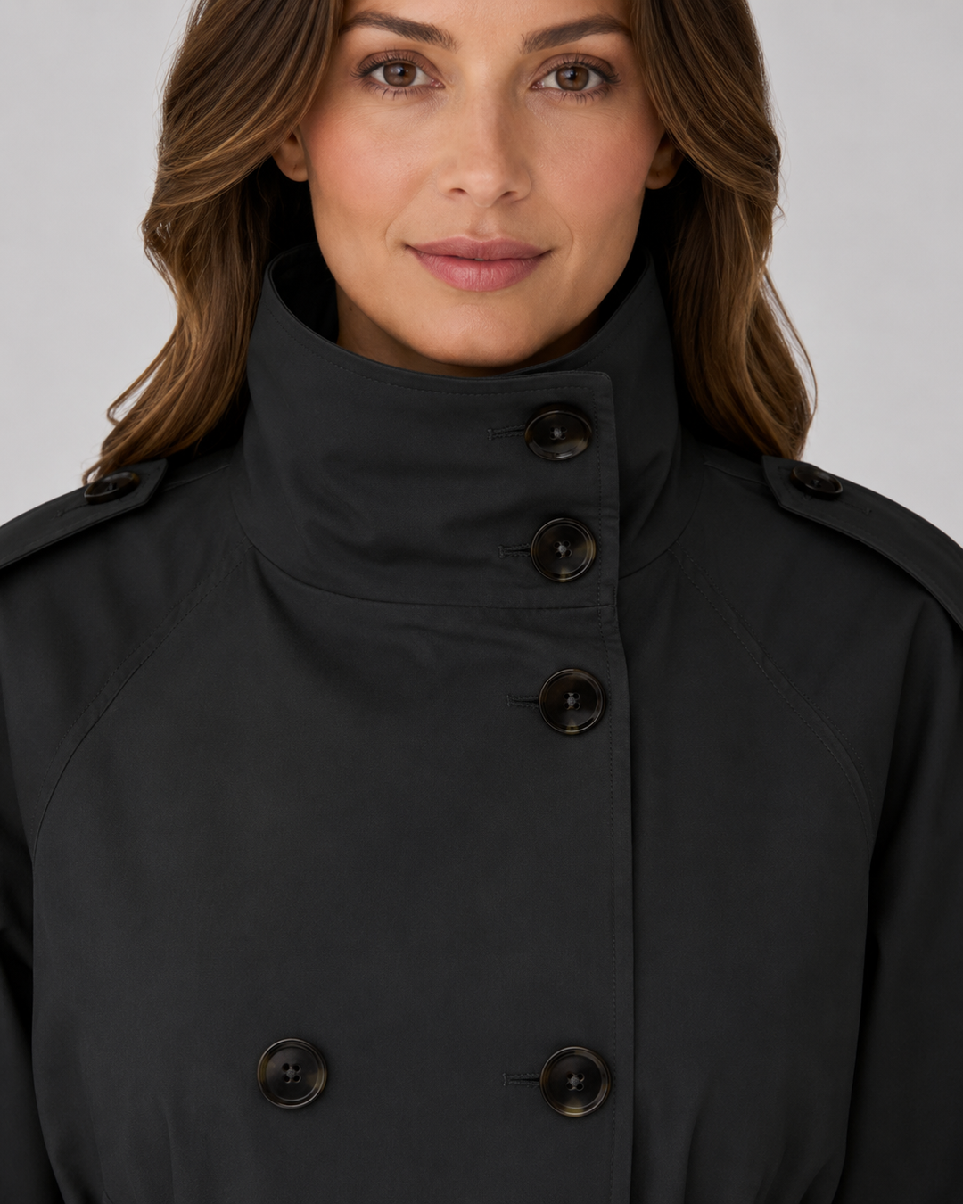 Manteau Court Style Trench