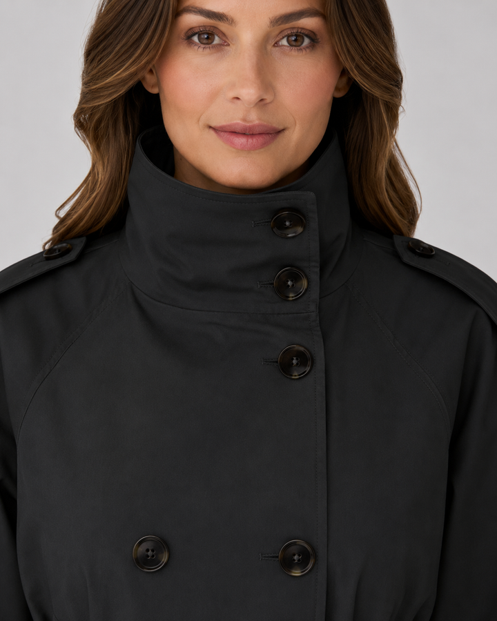 Manteau Court Style Trench