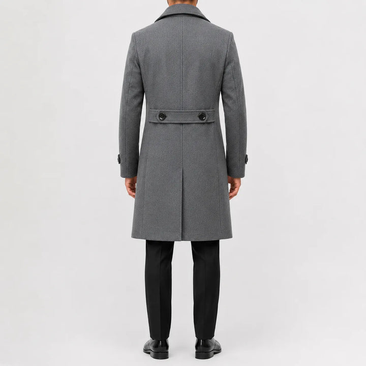 Manteau Croisé Classique Homme